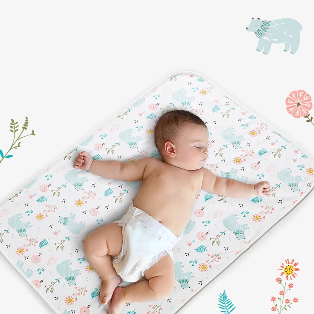 2pcs Baby Washable Changing Pad -Reusable