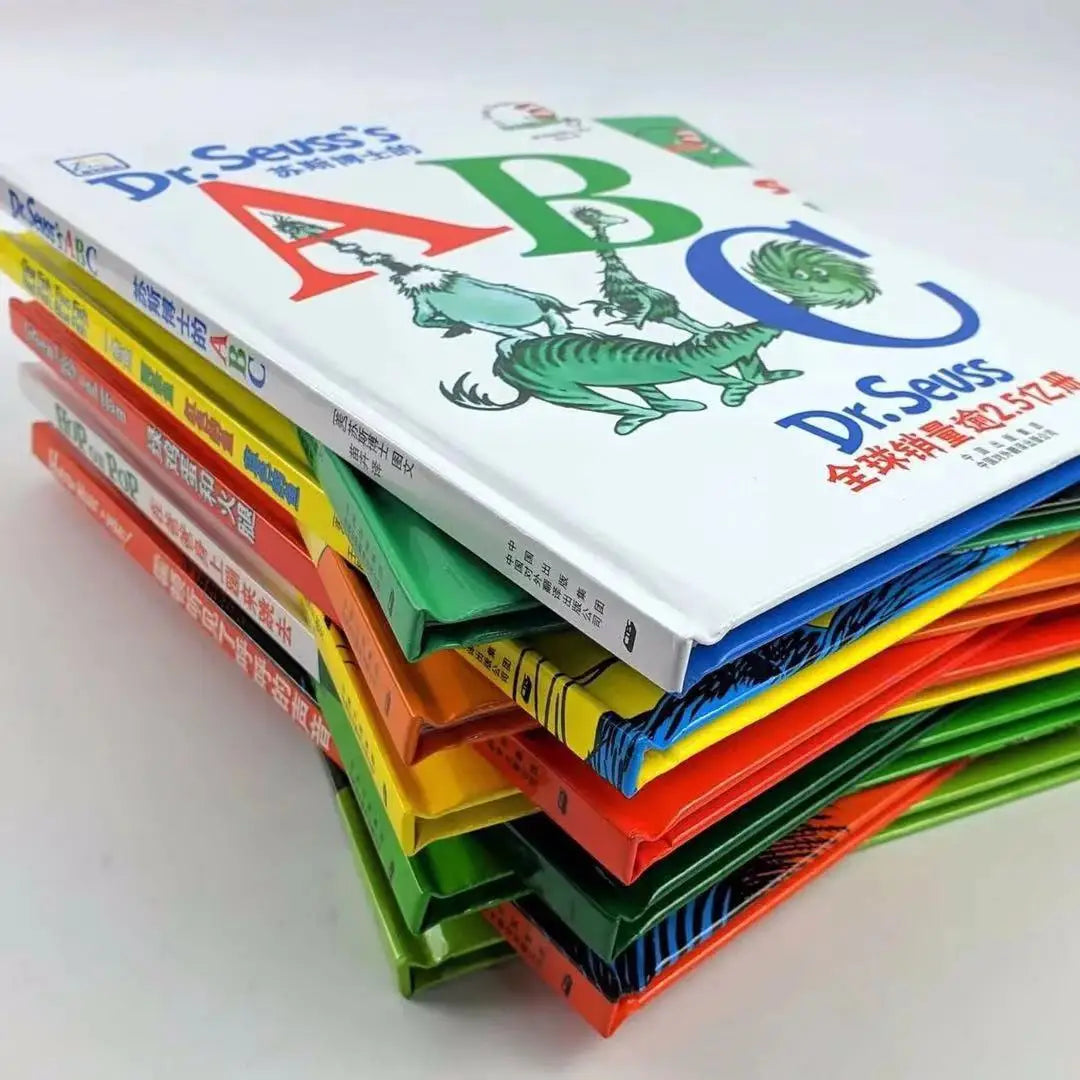 10 Books, A Classic Case of Dr. Seuss Series, Interesting Story Children's Picture, English, Books Kids Learning Toys, Hardcover