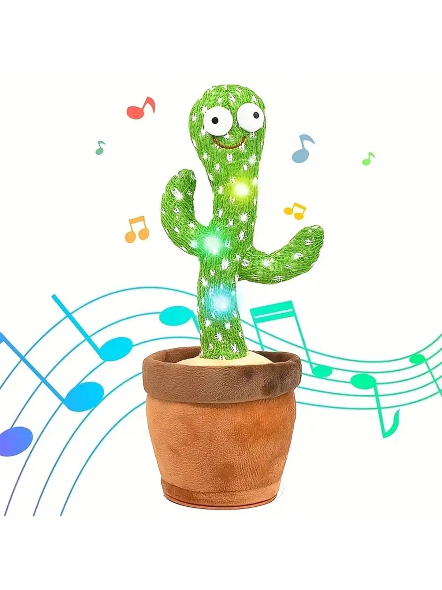 1pc-Dancing Talking Cactus Toys For Baby Boys And Girls, Singing Mimicking Recording Repeating What You Say