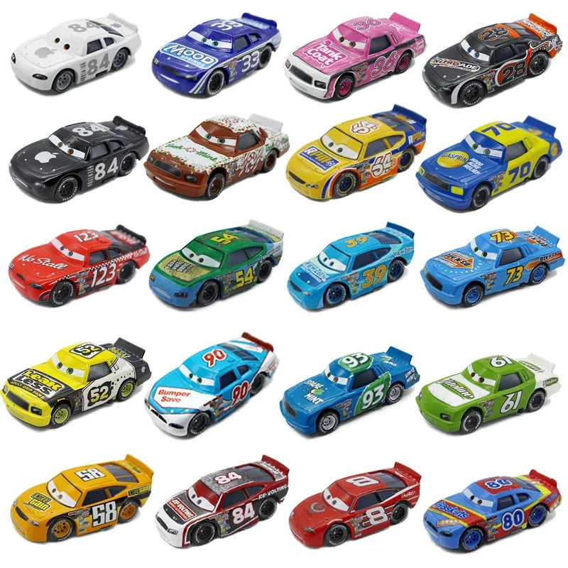 All Style Disney Pixar Cars Metal Diecast Cars, Model Lightning McQueen Alloy Car Number 4.19.28.36.51 101 Racing Series Toy