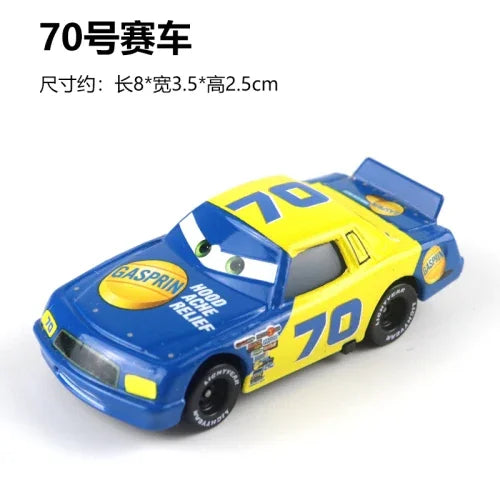 All Style Disney Pixar Cars Metal Diecast Cars, Model Lightning McQueen Alloy Car Number 4.19.28.36.51 101 Racing Series Toy