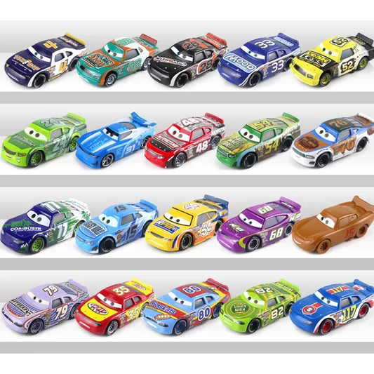 All Style Disney Pixar Cars Metal Diecast Cars, Model Lightning McQueen Alloy Car Number 4.19.28.36.51 101 Racing Series Toy