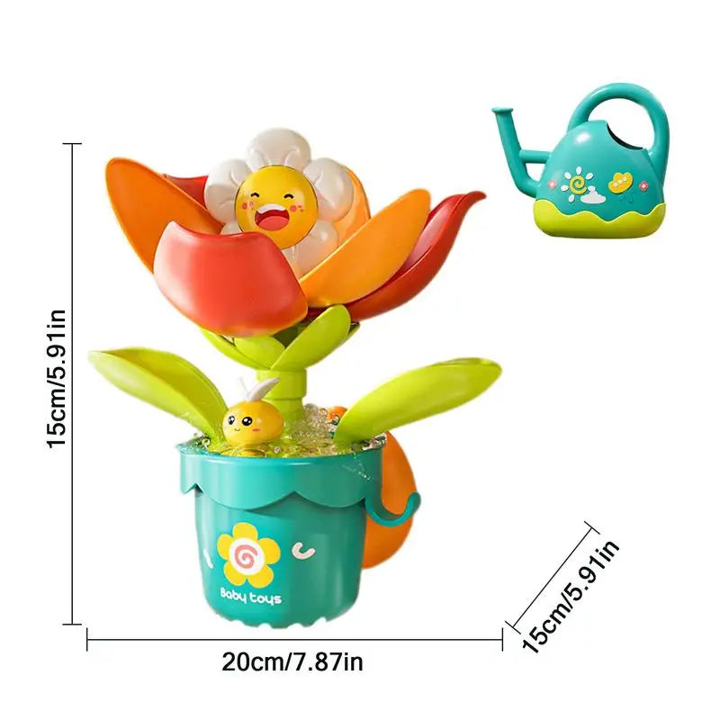 Blooming Sunflower Shower Bath Toys