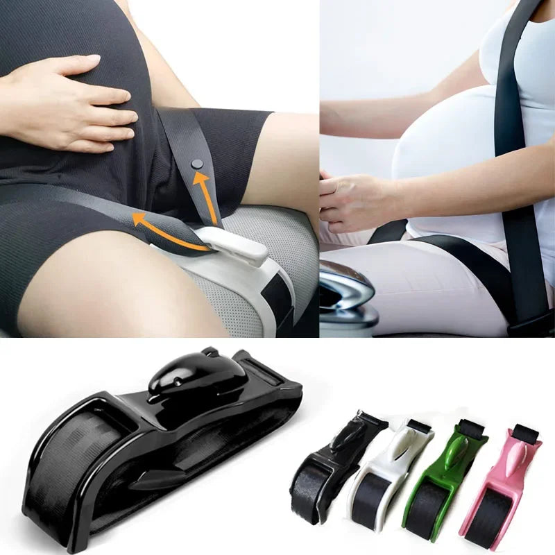 Belly Support Belt for Pregnant Woman, Unborn Baby Protector, Seat belt Adjuster Extender Accessories