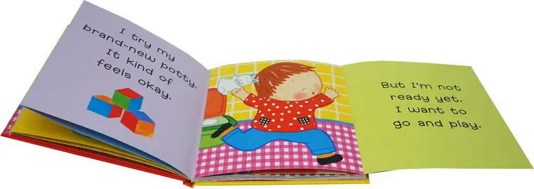 Original English Karen Katz ·A Potty Time For Me, Toddler Hardcover Picture Book Children's