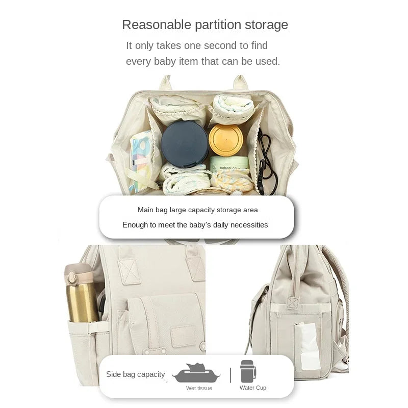 Baby Diaper Bag Backpack, Waterproof Storage