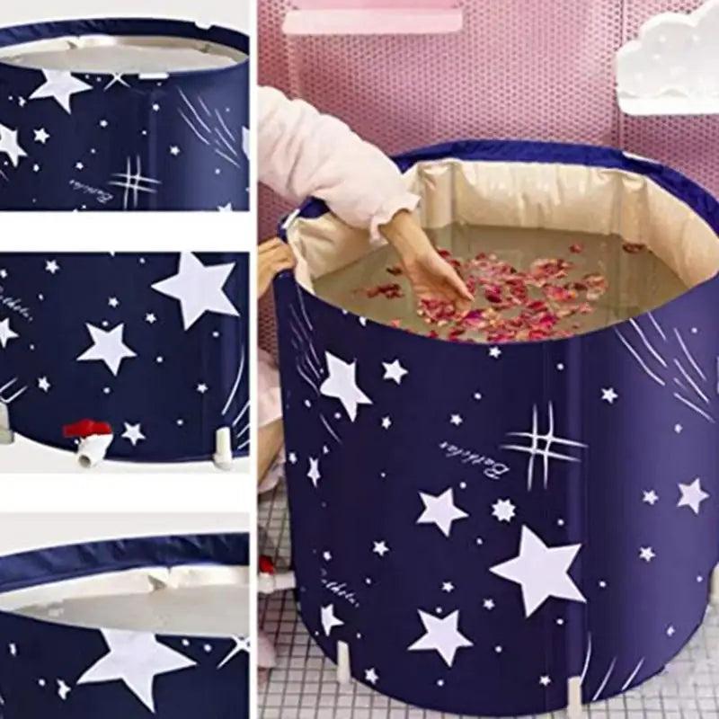 New Portable Bathtub, Folding Bath Shower Bucket