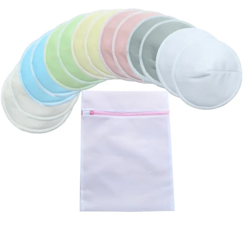 4 Pairs High Quality Reusable Nursing Pads, Washable Breast Pads Breastfeeding Accessory