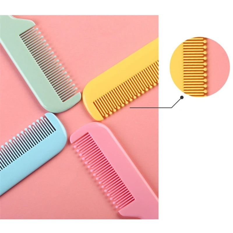 Baby Hair Brush & Comb Set, Hair Brush, Soft Nylon Bristle, Cradle Caps Hair Brush for Infant  Massage