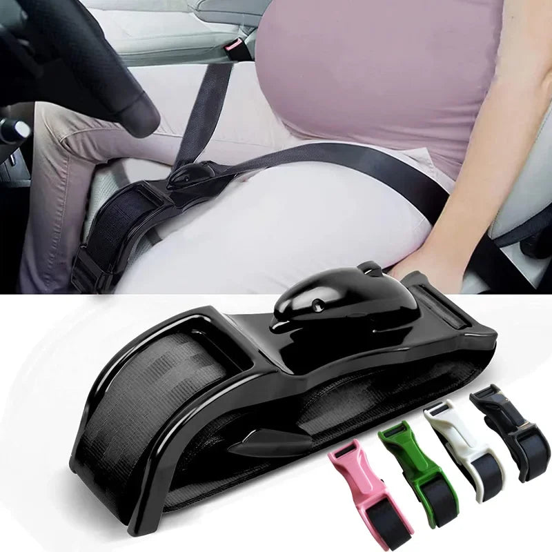 Belly Support Belt for Pregnant Woman, Unborn Baby Protector, Seat belt Adjuster Extender Accessories