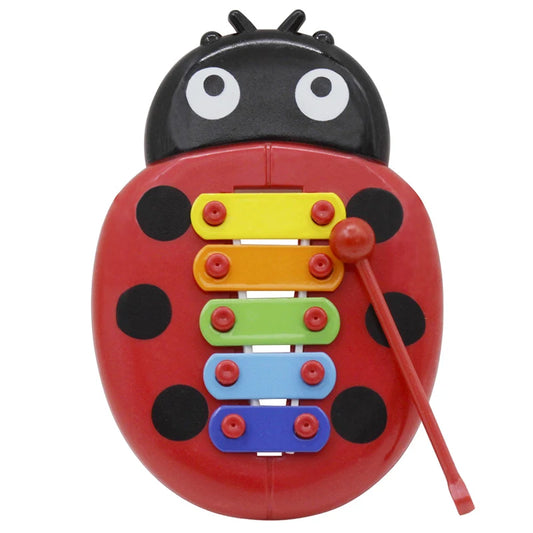 Musical Toys, Wooden Percussion Kids Music Instrument, Cute Cartoon Inset Beetle Baby, Early Learning Educational Funny Toys