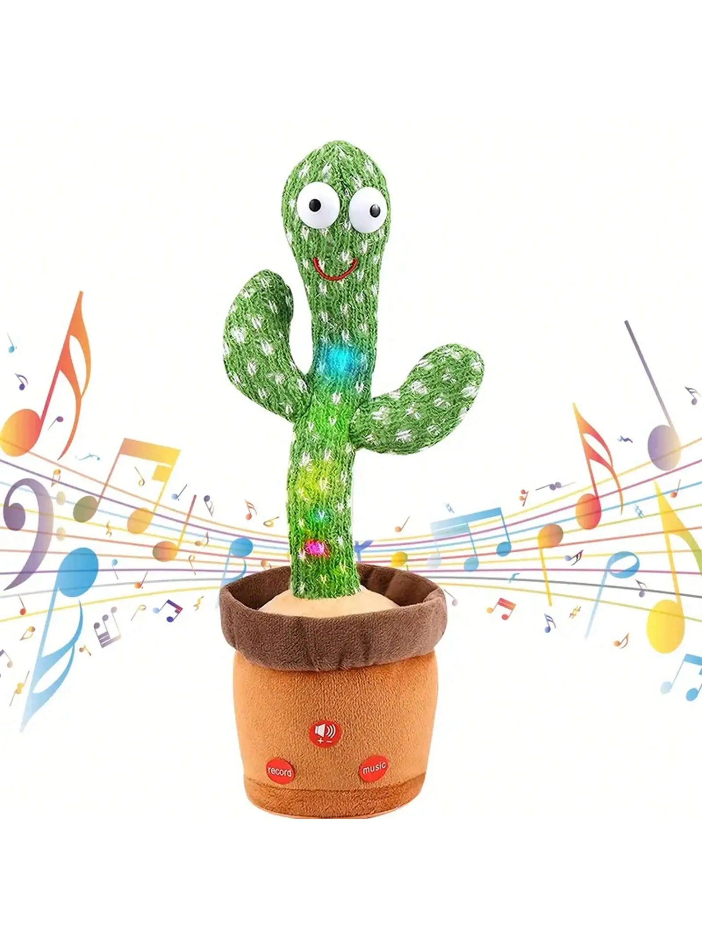 1pc-Dancing Talking Cactus Toys For Baby Boys And Girls, Singing Mimicking Recording Repeating What You Say