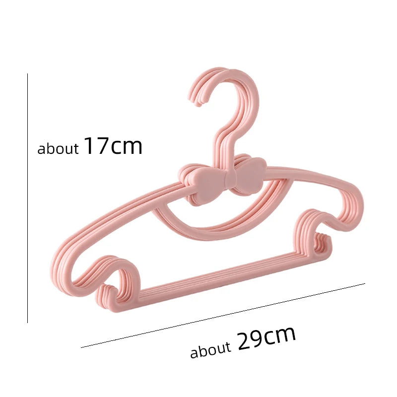 20Pcs/Lot Portable Plastic Display Hangers. Kids Clothes Hangers, Clothing Organizer for Child